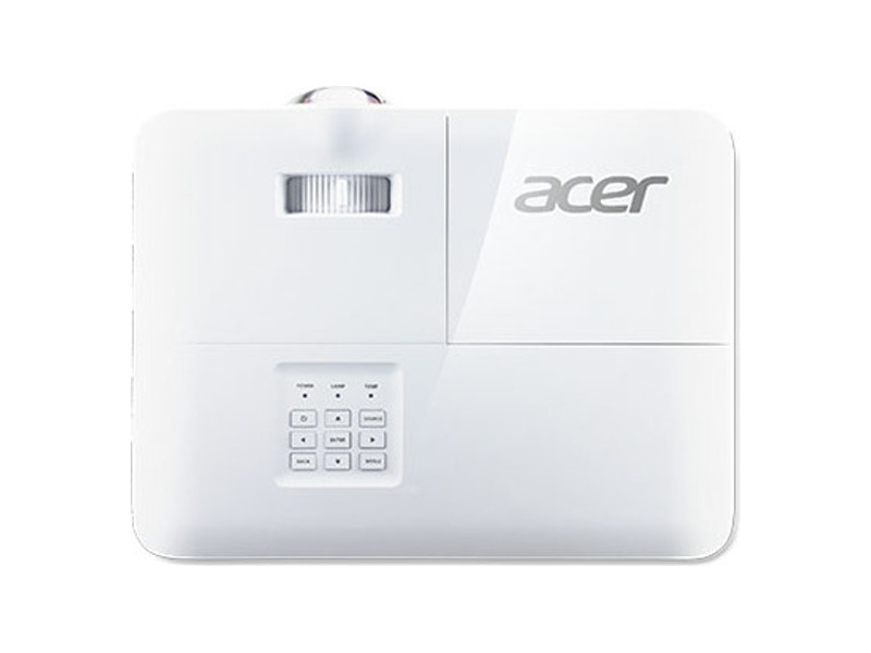 MR.JQU11.001  Проектор Acer S1386WH DLP 3D, WXGA (1280x800), 3600Lm, 20000:1, HDMI, short throw 0.5, 2.7kg 2
