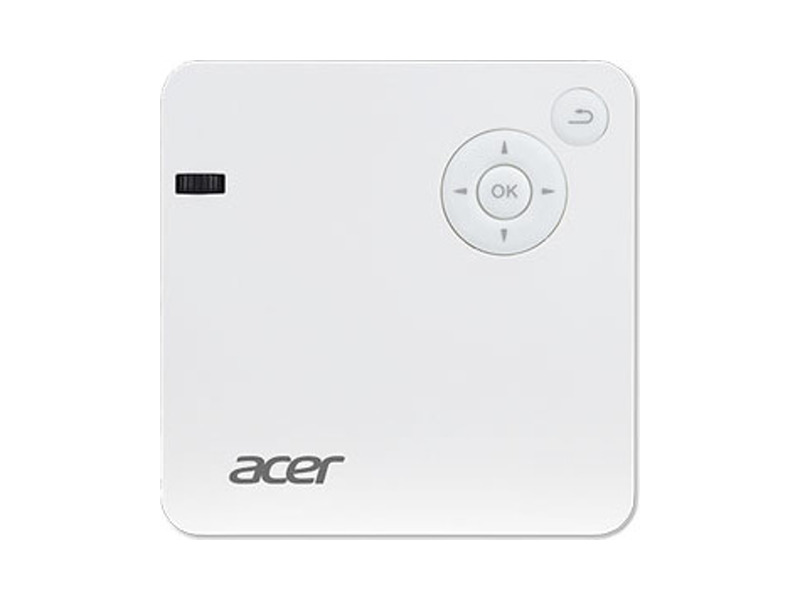 MR.JR011.001  Проектор Acer C202i LED, WVGA (1280x800), 300Lm, 5000:1, HDMI, USB, Wifi, 0.4Kg 1