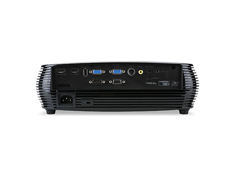 MR.JTH11.001  Проектор Acer X1228H DLP 3D, XGA, 4500Lm, 20000/ 1, HDMI, 2.7kg, Euro Power EMEA 2