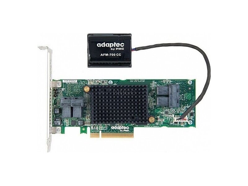 2287101-R  Adaptec RAID 81605Z SGL 16 int ports 4xSFF8643 PCI Express 3.0 x8 SAS/ SATA 12G RAID 0, 1, 1E, 5, 6, 10, 50, 60 1024Mb