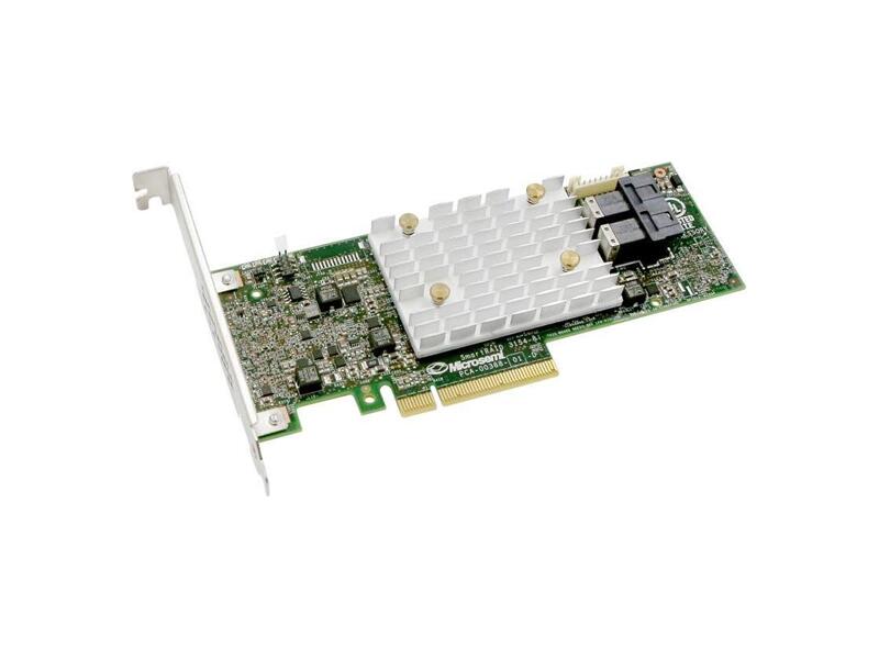 2290200-R  Adaptec SmartRAID 3152-8i 8 int ports 2xSFF8643 PCI Express 3.0 x8 SAS/ SATA 12G RAID 0, 1, 5, 6, 50, 60, 1ADM, 10ADM 2G 1