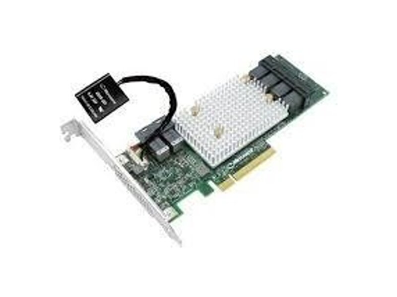 2295100-R  Adaptec SmartRAID 3154-8i8e SGL 8 int 8 ext ports 2xSFF8643 2xSFF8644 PCI Express 3.0 x8 SAS/ SATA 12G RAID 0, 1, 5, 6, 50, 60, 1 ADM, 10 ADM 4G