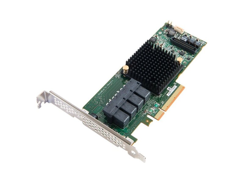 2277100-R  Adaptec RAID 8885Q 8 int 8 ext ports 2xSFF8643, 2xSFF8644 PCI Express 3.0 x8 SAS/ SATA 12G RAID 0, 1, 1E, 5, 6, 10, 50, 60 1GB maxCache 3.0