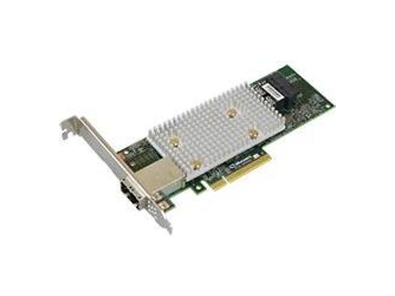 2293700-R  Adaptec HBA 1100-8i8e SGL 8 int 8 ext ports 2xSFF8643 2xSFF8644 PCI Express 3.0 x8 SAS/ SATA 12G