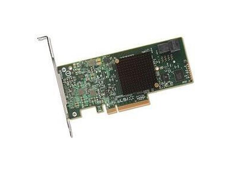 H5-25473-00  LSI HBA SAS 9300-4i 4 int ports 1xSFF8643 PCI Express 3.0 x8 SAS/ SATA 12G RAID JBOD 1GB