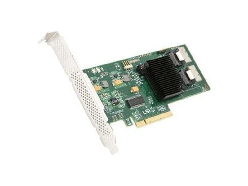 H5-25249-01  LSI HBA SAS 9211-8i SGL 8 int ports 2xSFF8087 PCI Express 2.0 x8 SAS/ SATA 6G RAID 0, 1, 1E, 10 1