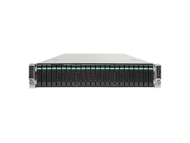 R2224WFTZS  Intel Server System R2224WFTZS (Rack 2U, 2xSkylake Scalable Xeon, 24xDDR4 RDIMM, 24x2.5'' HDD HotSwap, 8xSATA ports, 2x10Gb LAN, 1+0 1300W, 2xHeatsink)