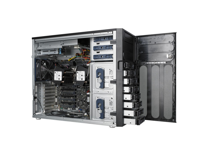 90SF00K1-M00360  ASUS Server TS700-E9-RS8, Tower, 2xLGA3647, C621, 12x DDR4, 8x SATA 6G, 8x 3.5'' HS, 1x M2, 7x PCIE, 800W 2