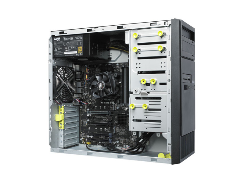 90SF00Q1-M00410  ASUS Server E500 G5, Tower, 1xLGA1151, C246, 4x DDR4, 8x SATA 6G, M.2, 6x PCIE, ОС 2