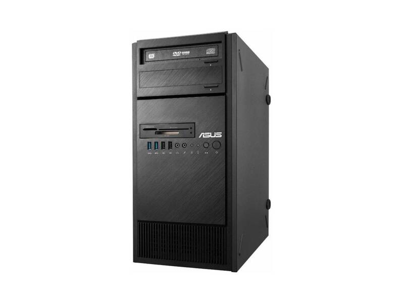 90SV04ZA-M01CE0  ASUS Server ESC500 G4, Tower, 1xLGA1151, C236, 4x DDR4 Up to 64Gb, 3x Int 3.5'' HDD, 1x Int 2.5'' HDD/ SSD Bays, 8xSATA6G, 4xPCIE, 2x Intel I210AT, 500W