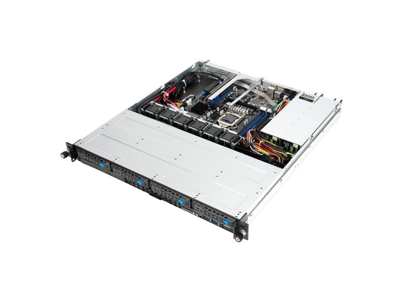 90SF01Y1-M000E0  ASUS Server RS300-E11-RS4 1U, LGA1200, 4xDDR4, 4x3.5 (1xSFF8643, 2xNVME on the backplane, ), DVDRW, 2x1GbE, 1xM.2 SATA/ PCIE 2280, optional ASMB10-iKVM, HDMI (from CPU), 2x450W