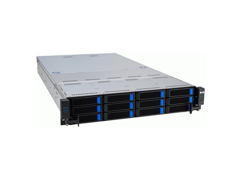 90SF02G1-M000C0  ASUS Server RS520A-E12-RS12U/ 1.6KW/ 12NVMe/ GPU/ OCP AMD EPYC 9004 supports up to 24 DIMM, 2U, 12 NVMe, 6 PCIe Slots, OCP 3.0