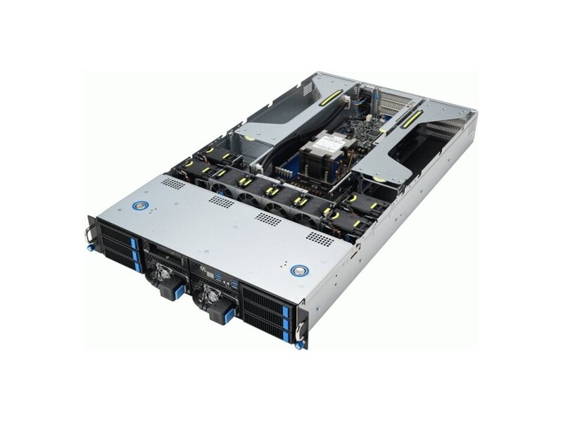 90SF02M1-M000W0  ASUS Server RS500A-E12 1x AMD EPYC 9004 Series with up t0 96 Zen 4 cores, 12-channel, up to 4800 MHz DDR5 SP5 1U 4 Bay GPU OCP Barebone Server (1600W PSU)