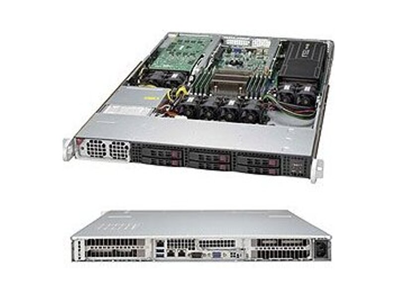 SYS-1018GR-T  Supermicro SuperServer 1U 1018GR-T no CPU(1) E5-2600/ 1600v3/ v4/ no DIMM(8)/ on board C612 RAID 0/ 1/ 5/ 10/ no HDD(6)/ 2xGE/ 2xPCIEx16, 1xPCIEx8/ 1x1400W Platinum