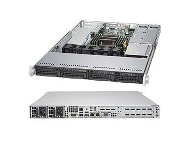 SYS-5018R-WR  Supermicro SuperServer 1U 5018R-WR no CPU(1) E5-2600/ 1600v3/ v4 no DIMM(8)/ on board C612 RAID 0/ 1/ 5/ 10/ no HDD(4)/ 2xGE/ 2xPCIEx16, 1xPCIEx8/ 2xR500W Platinum 1