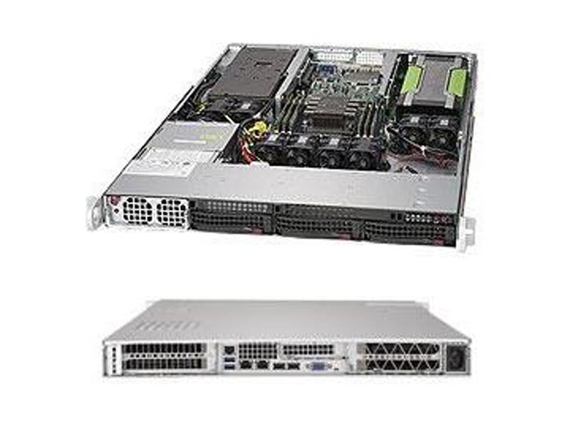 SYS-5019GP-TT  Supermicro SuperServer 1U 5019GP-TT noCPU(1) Scalable/ TDP 70-205W/ no DIMM(6)/ on board C621 RAID 0/ 1/ 5/ 10/ no HDD(3)/ 2x10GE/ 2xPCIEx16, 1xPCIEx16/ 1X1400W Platinum