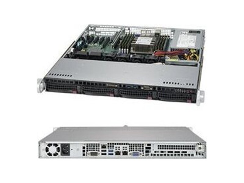 SYS-5019P-MT  Supermicro SuperServer 1U 5019P-MT noCPU(1) Scalable/ TDP 70-205W/ no DIMM(8)/ on board C622 RAID 0/ 1/ 5/ 10/ no HDD(4)/ 2x10GE/ 1xPCIEx16/ 1x350W Platinum