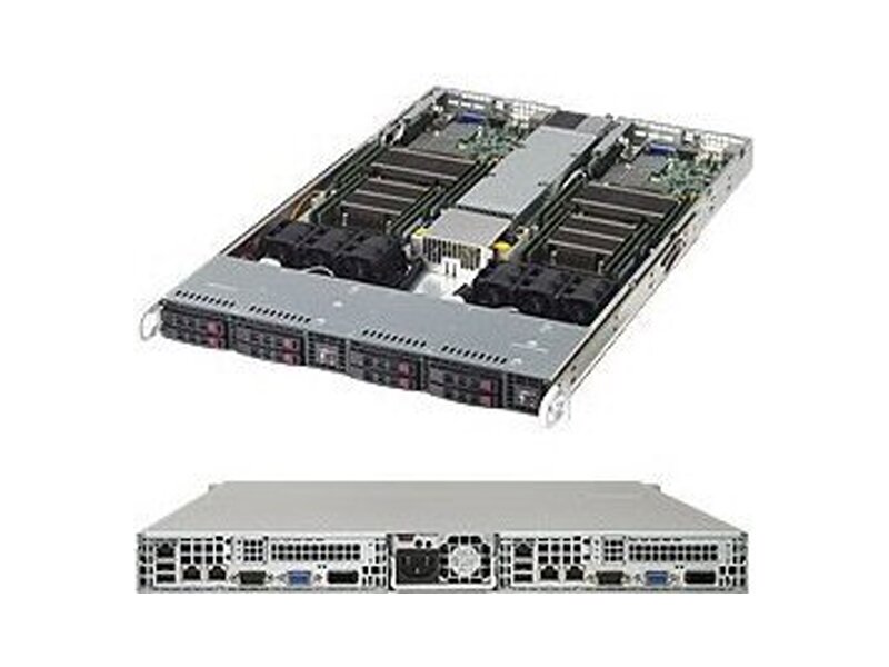 SYS-1028TR-T  Supermicro SuperServer 1U 1028TR-T no CPU(2) E5-2600v3/ v4/ no DIMM(8)/ on board C612 RAID 0/ 1/ 5/ 10/ no HDD(4)/ 2xGE/ 1xPCIEx16/ 1x1000W