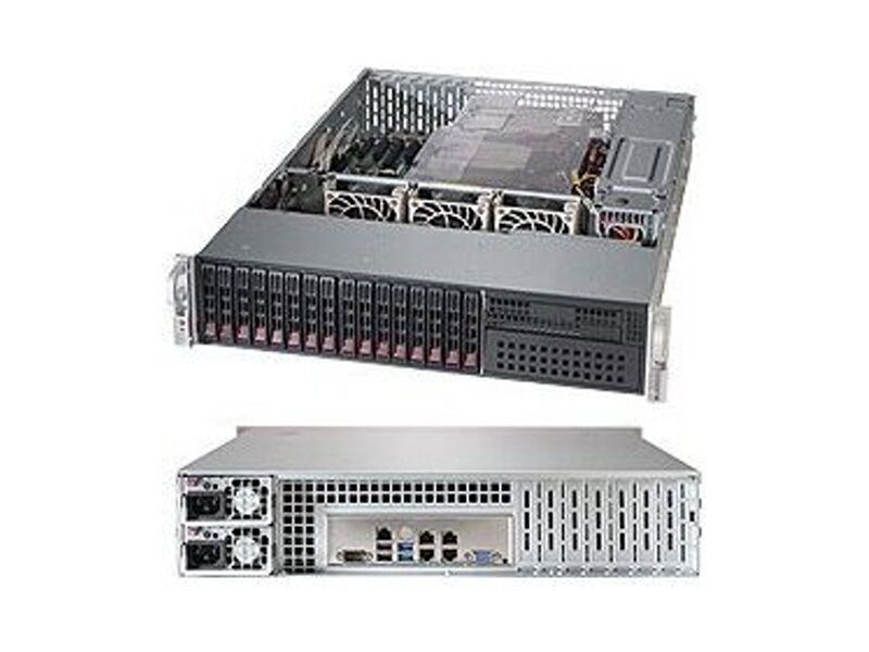 SYS-2028R-C1R  Supermicro SuperServer 2U 2028R-C1R no CPU(2) E5-2600v3/ v4/ no DIMM(16)/ on board C612 RAID 0/ 1/ 5/ 10, SAS3(3108)/ no HDD(16)/ 2xGE/ 1xPCIEx16, 6xPCIEx8/ 2x920W