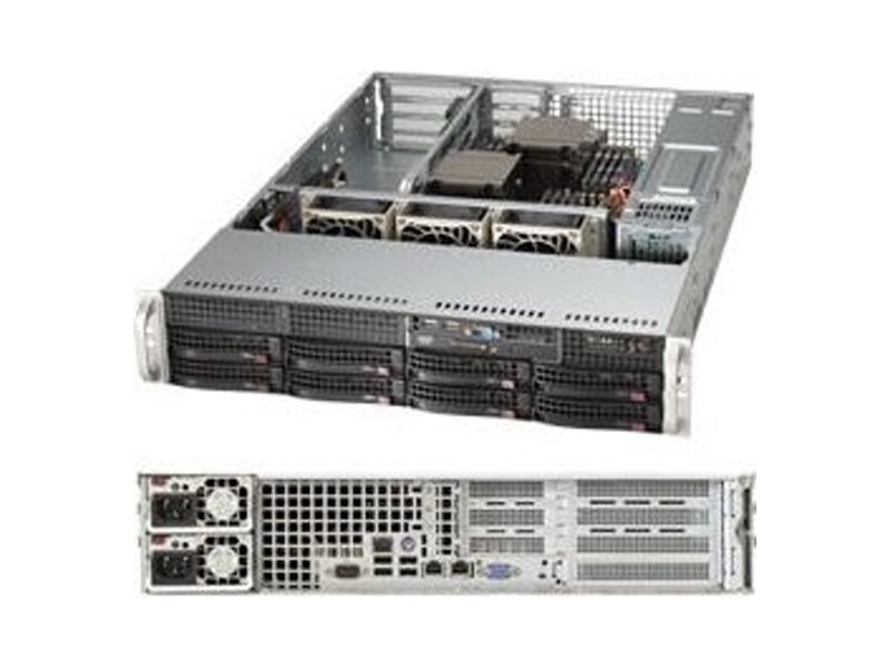 SYS-6028R-WTRT  Supermicro SuperServer 2U 6028R-WTRT no CPU(2) E5-2600v3/ v4/ no DIMM(16)/ on board C612 RAID 0/ 1/ 5/ 10/ no HDD(8)/ 2x10GE/ 4xPCIEx8, 2xLP/ 2x740W