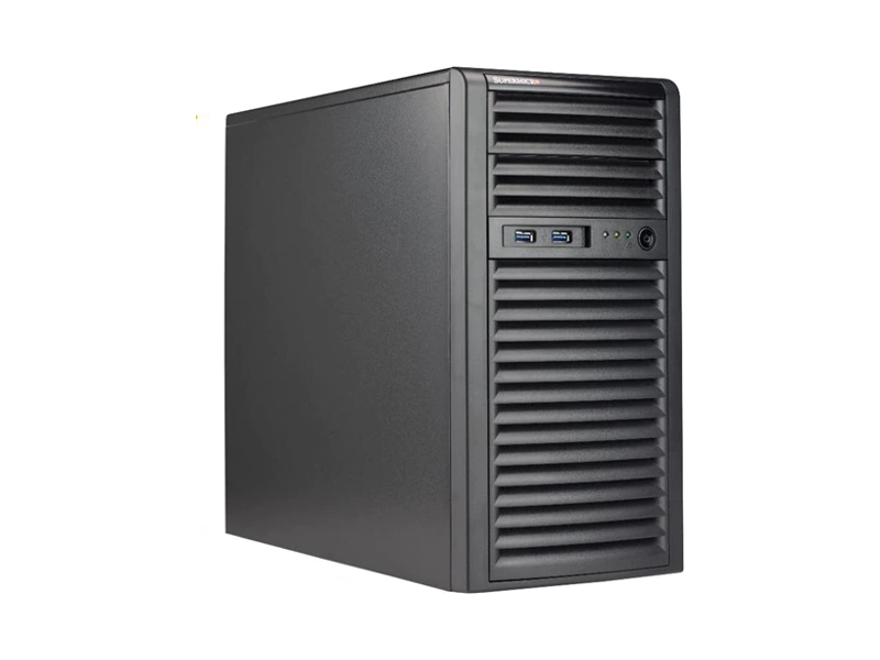 SYS-530T-I  Supermicro UP Workstation mini-tower 530T-I Xeon E-23**/ no DIMM(4)/ SATARAID HDD(4)LFF/ 2x1Gbe/ 4xPCIex2-8/ 1xM.2/ 400W