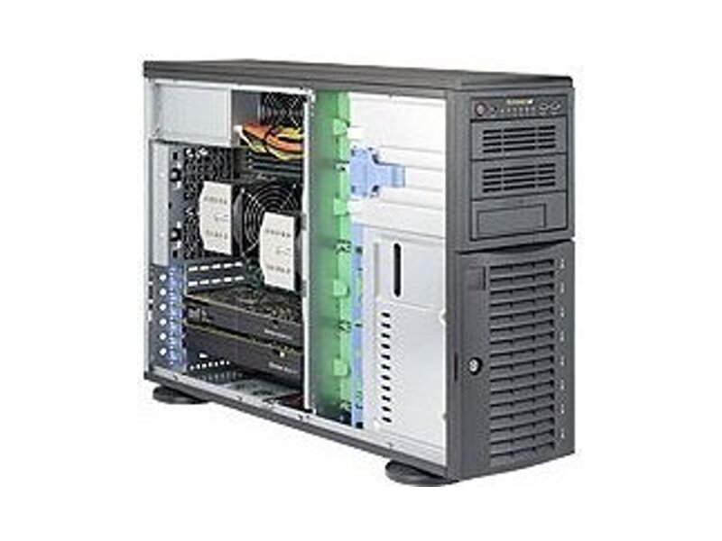 SYS-7048A-T  Supermicro SuperWorkstation 4U 7048A-T no CPU(2) E5-2600v4/ v3/ no DIMM(16)/ on board C612 SATA3(6G) RAID 0/ 1/ 5/ 10/ no HDD(8)/ 2xGE/ 3xPCIEx16, 2xPCIEx8, 1xPCIE2.0x4(in x8)/ 7.1 HD Audio/ 1200W