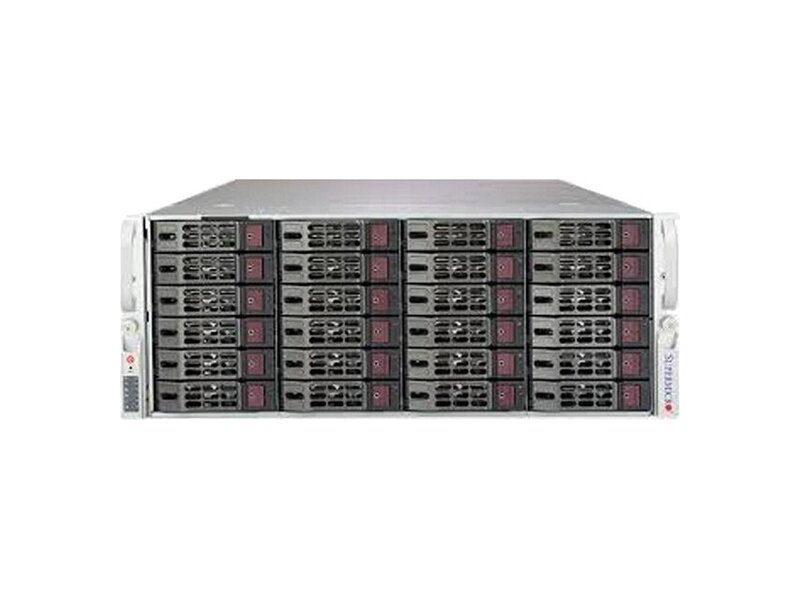 SYS-8049U-E1CR4T  Supermicro SuperServer 4U SYS-8049U-E1CR4T 4xLGA3647 (up to 205W), iC621, 48xDDR4, up to 24x3.5 HDD, 4x10GbE, 4x1600W, 6x PCIEx16, 10x PCIEx8, up to 6 double GPU (X11QPH+)