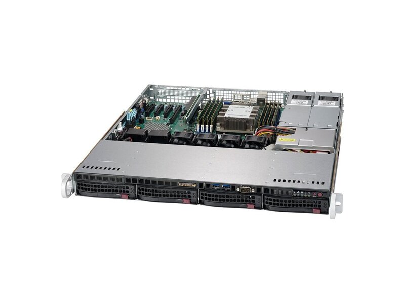 AS-1013S-MTR  Supermicro A+ Server 1U 1013S-MTR Single AMD EPYC/ no memory(8)/ on board RAID 0/ 1/ 5/ 10/ no HDD(4)LFF/ 2xGE/ 2x400W