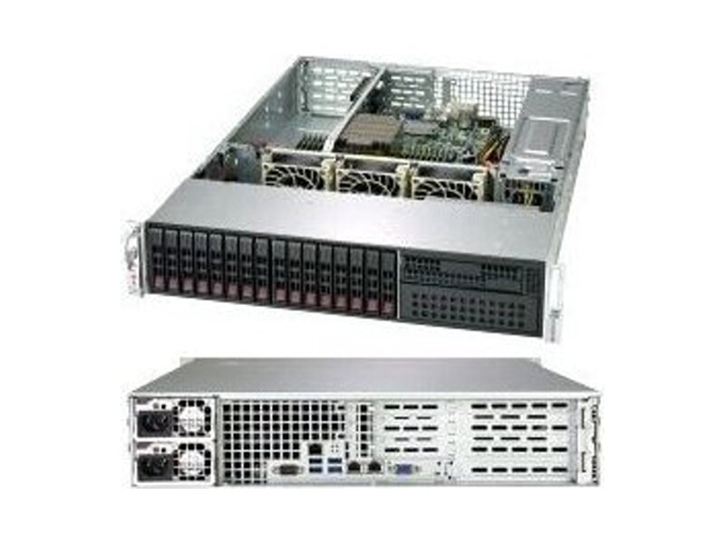 AS-2113S-WTRT  Supermicro A+ Server 2U 2113S-WTRT Single AMD EPYC, 16x DIMM, 16x hot-swap 2, 5'' SATA3 drive bays, Dual 10-Gigabit LAN, R1200W