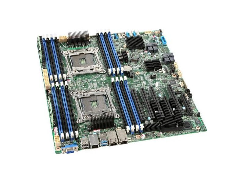 DBS2600CW2SR  Intel Server Board S2600CW2SR, Dual Socket Intel Xeon E5-2600 v3/ v4, 16 x DDR4 ECC RDIMM/ LRDIMM Up to 1TB, 2x 1GB iI350 LAN, LSI 3008 RAID, 3xPCI-E x8+2xPCI-e x16+1xPCI-E x4, 10 SATA-3 Ports, 7 USB Ports, SSI EEB