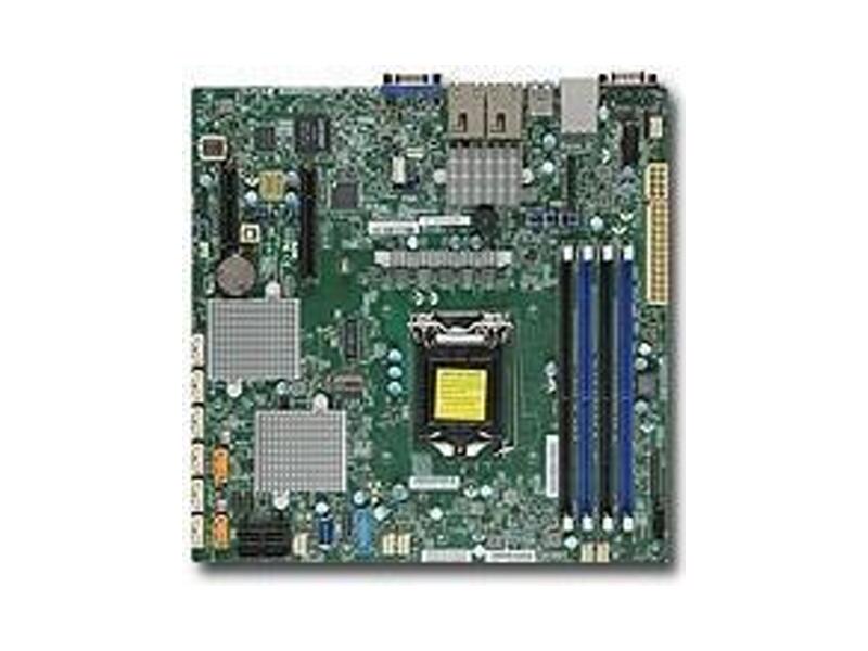 MBD-X11SSH-CTF-O  Supermicro Server motherboard MBD-X11SSH-CTF-O, Single socket, Intel C236, 4xDDR4, 8xSATA3 6G, 2xPCIe3.0, 2x10GE iX550, microATX, Retail