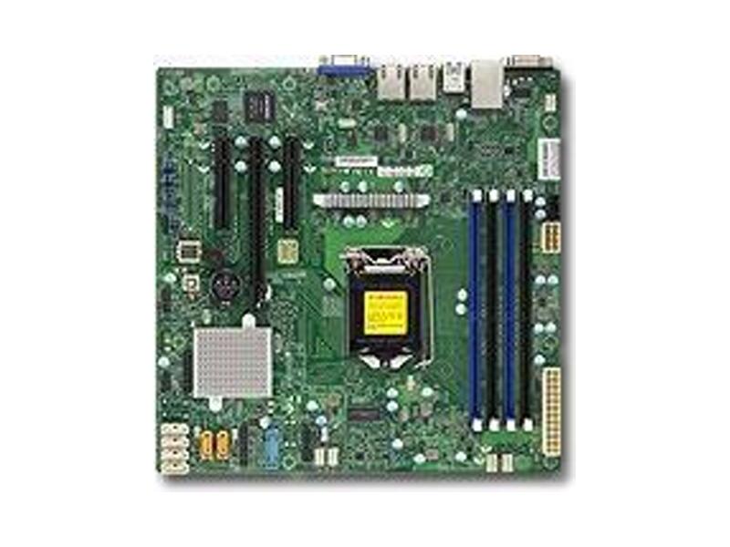 MBD-X11SSL-F-B  Supermicro Server motherboard MBD-X11SSL-F-B, Single socket, Intel C232, 4xDDR4, 6xSATA3 6G, 1 PCI-E 3.0 x8 (in x16), 1 PCI-E 3.0 x8, 1 PCI-E 3.0 x4 (in x8), 2xGE i210AT, microATX
