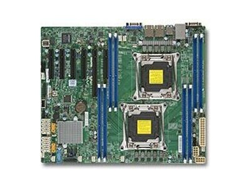 MBD-X10DRL-I-B  Supermicro Server motherboard MBD-X10DRL-I-B, Dual Socket, Intel C612, 8xDDR4, 10xSATA3 6G, 5xPCIe3.0/ 1xPCIe2.0, 2xGE i210, ATX