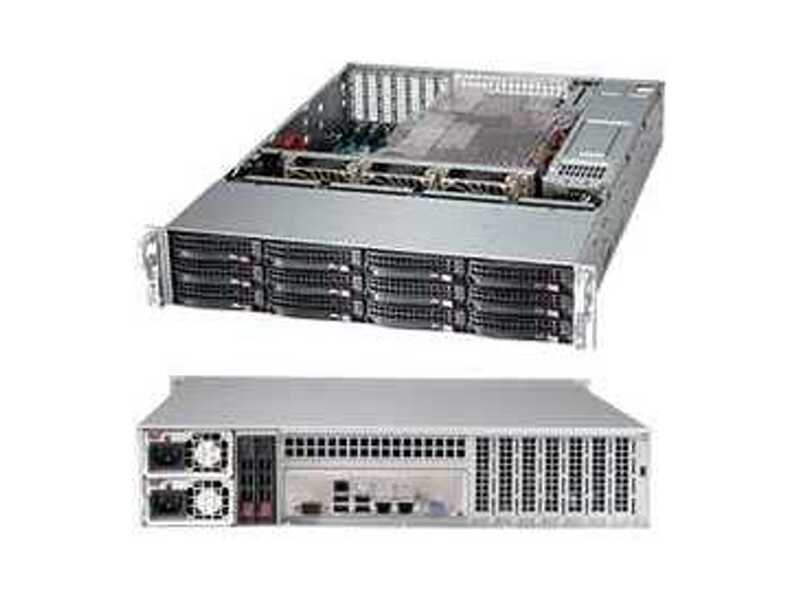 CSE-826BAC4-R920LPB  Supermicro SuperChassis 826BAC4-R920LPB Rack 2U, 12x 3.5'' HS (8x SAS3/ SATA3 and 4x Hybrid (NVMe/ SAS3/ SATA3)), 7xLP, 2x920W, ATX/ E-ATX/ EE-ATX