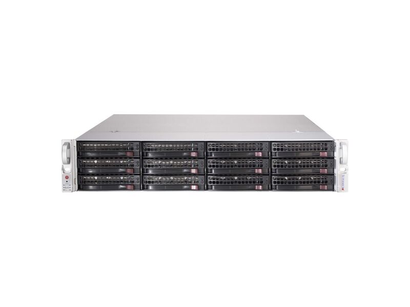 CSE-826BE1C-R741JBOD  Supermicro SuperChassis 826BE1C-R741JBOD Rack 2U, 12x3.5'' HotSwap, 1xExpander Backplane, 740W(1+1), JBOD