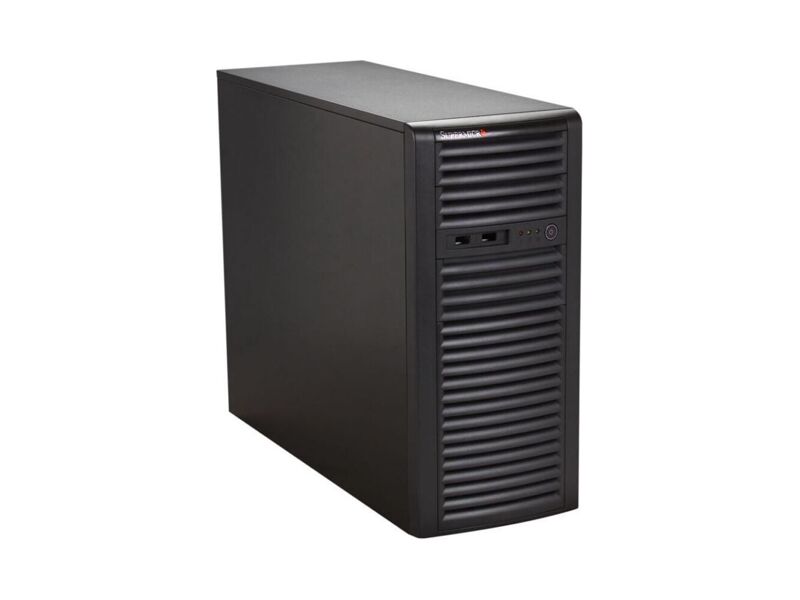 CSE-732I-500B  Supermicro SuperChassis 732I-500B Mid-Tower, 2x5.25'' ext. & 4x3.5'' int. HDD drive bays, 7xFH/ FL, 500W, ATX/ EATX/ microATX 1