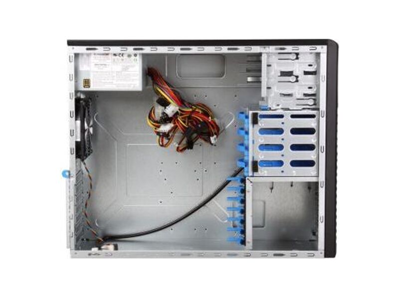 CSE-732I-500B  Supermicro SuperChassis 732I-500B Mid-Tower, 2x5.25'' ext. & 4x3.5'' int. HDD drive bays, 7xFH/ FL, 500W, ATX/ EATX/ microATX 2