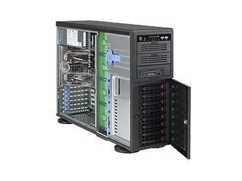 CSE-743TQ-865B  Supermicro SuperChassis 743TQ-865B Rack 4U, 8x3.5'' HotSwap, 3x5.25''ext, 7xFH/ FL, 865W, EATX/ ATX/ microATX