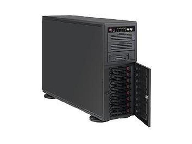 CSE-743TQ-865B-SQ  Supermicro SuperChassis 743TQ-865B-SQ Rack 4U, 8x3.5'' HotSwap, 3x5.25''ext, 7xFH/ FL, 865W, EATX/ ATX/ microATX