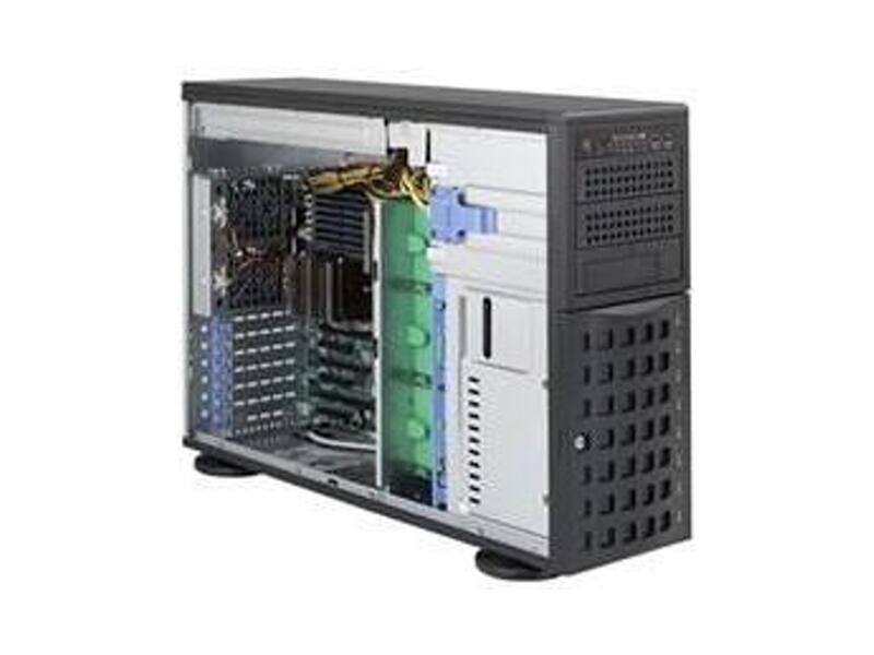 CSE-745TQ-920B  Supermicro SuperChassis 745TQ-920B Rack 4U, 8x3.5'' HotSwap, 3x5.25''ext, 7xFH/ FL, 920W, EATX/ 13.68''x13''/ ATX/ microATX