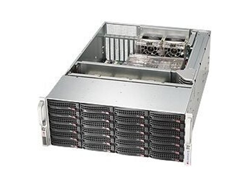 CSE-846BA-R920B  Supermicro SuperChassis 846BA-R920B 4U, 24x3.5'' HotSwap, 7xFH/ FL, R920W, EATX/ ATX/ microATX