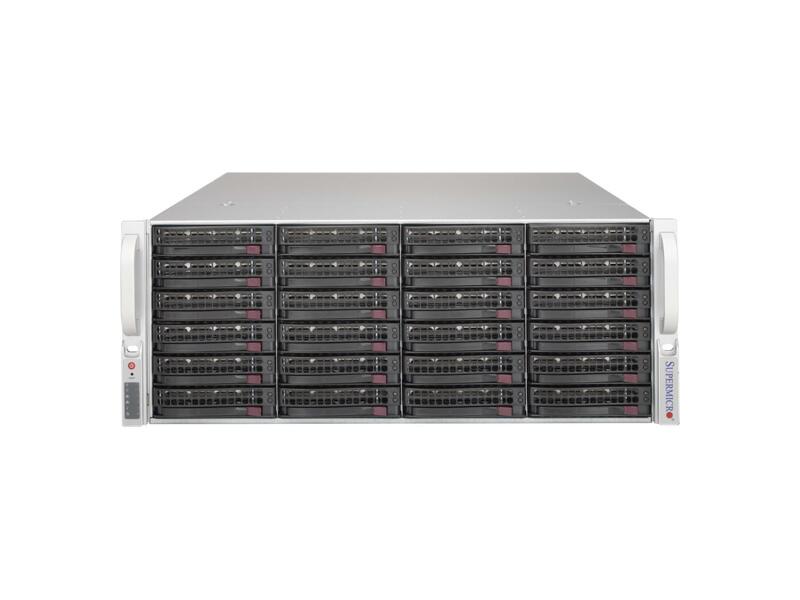 CSE-846BE1C-R1K03JBOD  Supermicro SuperChassis 846BE1C-R1K03JBOD Rack 4U, 24x3.5'' HotSwap, 1xExpander Backplane, R1000W(1+1), JBOD