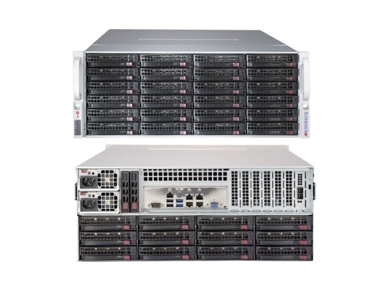 CSE-847BE1C-R1K28LPB  Supermicro SuperChassis 847BE1C-R1K28LPB Rack 4U, 36x3.5'' HotSwap, 2x2.5'', 7LP, R1280W, АТХ/ 13''x13.68''/ microATX