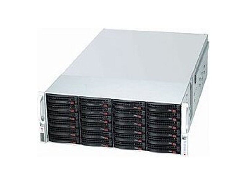 SC847E16-R1K28JBOD  Supermicro SuperChassis 847E16-R1K28JBOD, 4U, 45x3.5'' HotSwap, Single SAS-II Expander, JBOD, Redundant PSU 1280W - Black