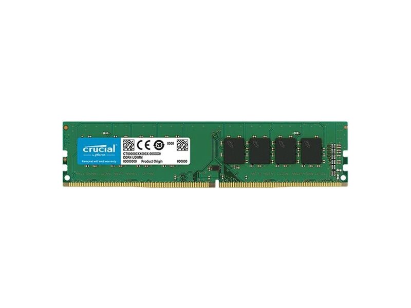 CT32G4DFD8266  Crucial DDR4 32Gb 2666 MT/ s (PC4-21300) CL19 ECC Unbuffered DIMM