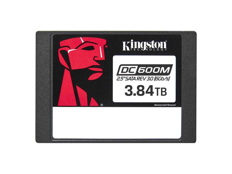 SEDC600M/3840G  Kingston Enterprise SSD 3, 84TB DC600M 2.5'' SATA 3 R560/ W530MB/ s 3D TLC MTBF 2M 94 000/ 59 000 IOPS 7008TBW (Mixed-Use)