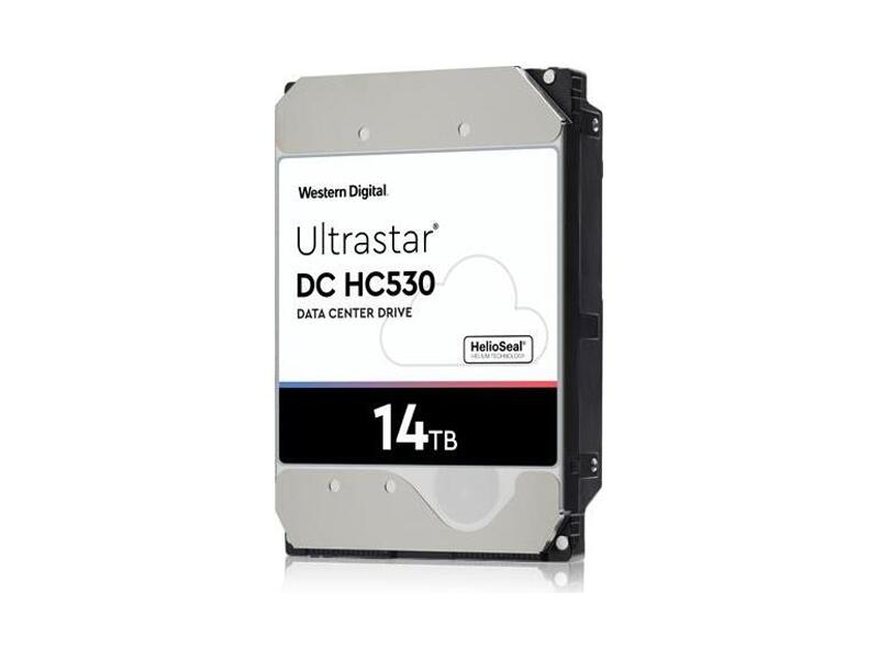 0F31052  HDD Server WD Ultrastar DC HC530 WUH721414AL5204 (3.5'', 14TB, 256Mb, 7200rpm, SAS 512E Helium)