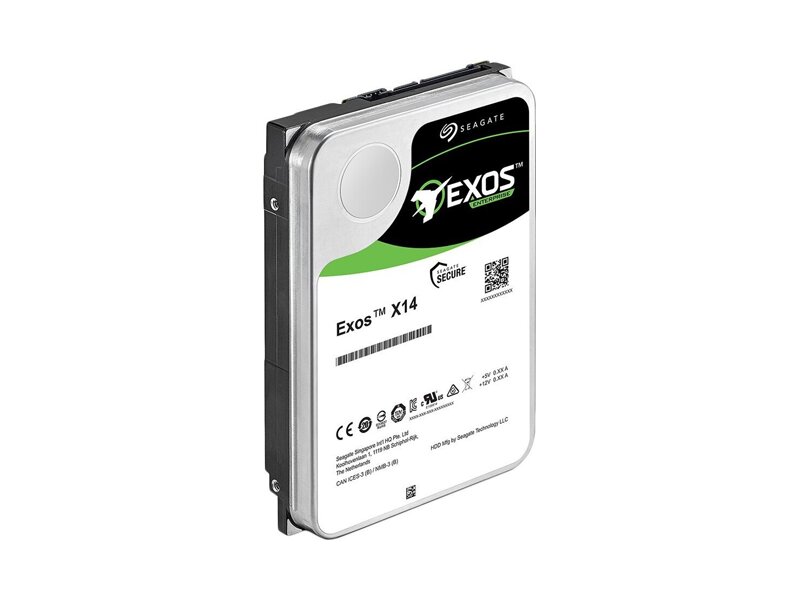 ST12000NM0038  HDD Server Seagate Exos X14 ST12000NM0038 (3.5'', 12TB, 256Mb, 7200rpm, SAS12G, 512E)