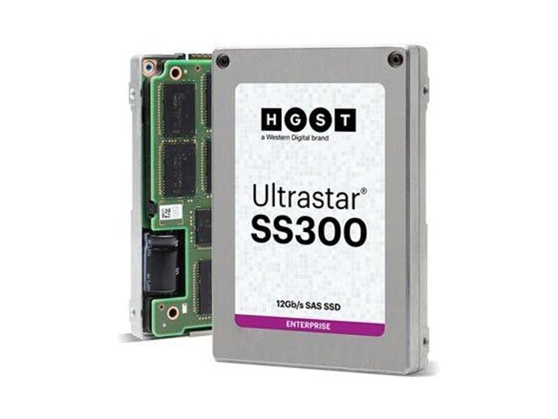 0B34961  WD Server SSD Ultrastar DC SS300 HUSMR3240ASS204 (0B34961) (2.5'', 400GB 15мм SAS12G (MLC) 3DWPD)