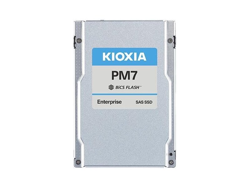 KPM71VUG1T60  SSD Toshiba KIOXIA SSD PM7-V, 1600GB, 2.5'' 15mm, SAS 24G, TLC, R/ W 4200/ 3400 MB/ s, IOPs 720K/ 320K, TBW 8760, DWPD 3